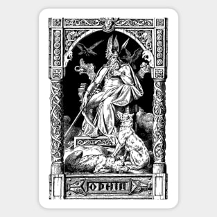 Odin, Johannes Gehrts 1901 Sticker